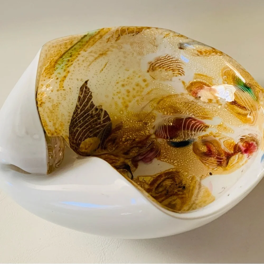 murano ashtrays vintage italian art glass
